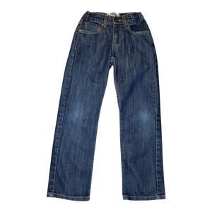 Levi's‎ Boys Size 10 Slim Straight Fit Jeans Dark Blue Denim